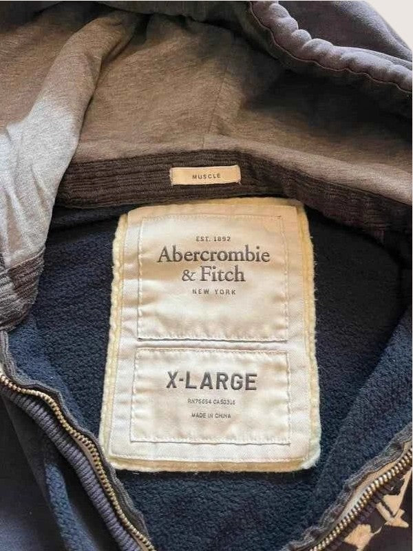 Bluza Abercrombie & Fitch Zip Hoodie Vintage Y2K