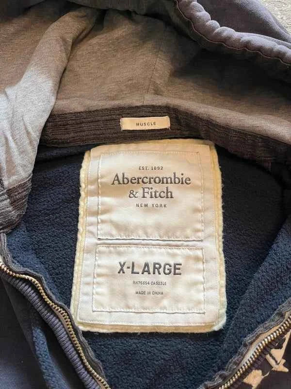 Bluza Abercrombie & Fitch Zip Hoodie Vintage Y2K