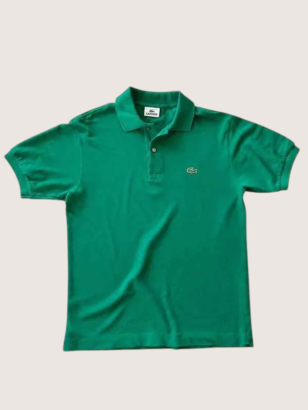 Koszulka męska Lacoste Cotton Shirt Regular Fit – zielona