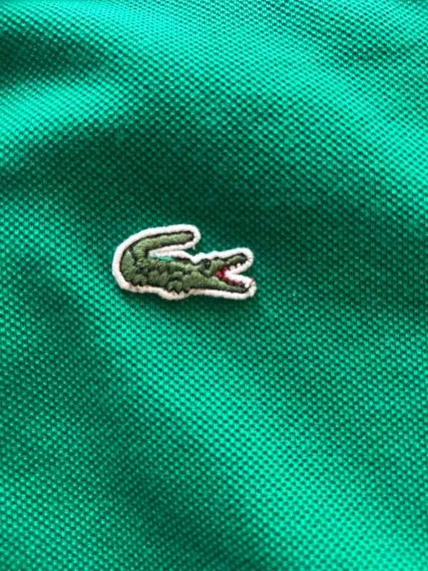 Koszulka męska Lacoste Cotton Shirt Regular Fit – zielona