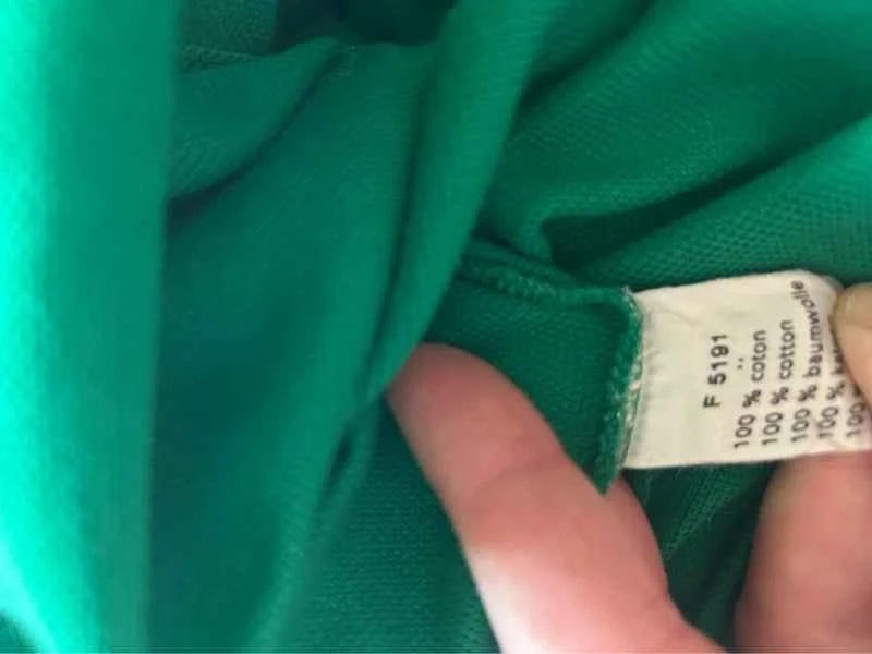 Koszulka męska Lacoste Cotton Shirt Regular Fit – zielona