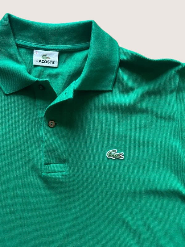 Koszulka męska Lacoste Cotton Shirt Regular Fit – zielona
