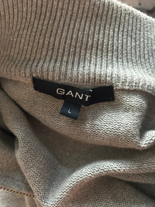 GANT Sweter Half Zip | 100% roz L