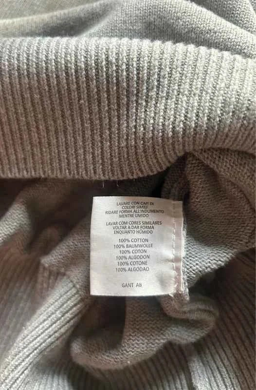 GANT Sweter Half Zip | 100% roz L
