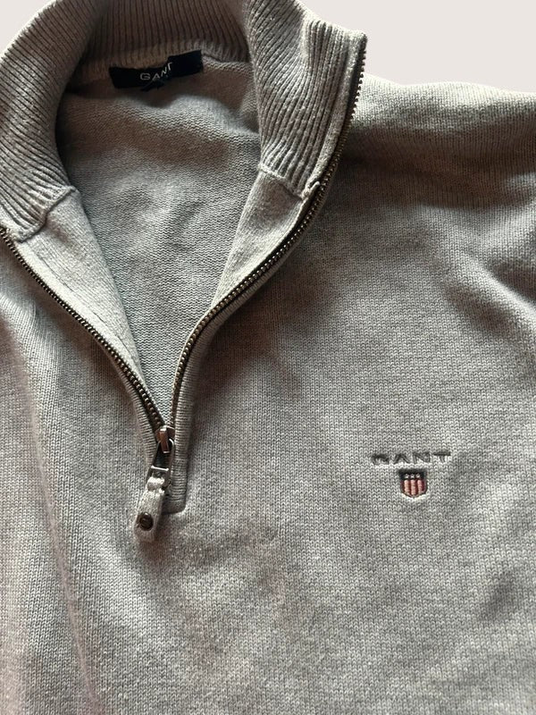 GANT Sweter Half Zip | 100% roz L