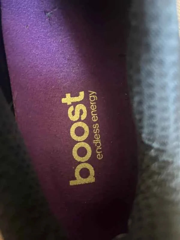 Adidas Womens( roz 38 2/3 )Sonic Boost Running Shoes - Dark Grey/Purple