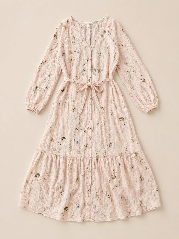 H&M Sukienka Maxi w Kwiatowy Wzór | NOWA | Roz. M