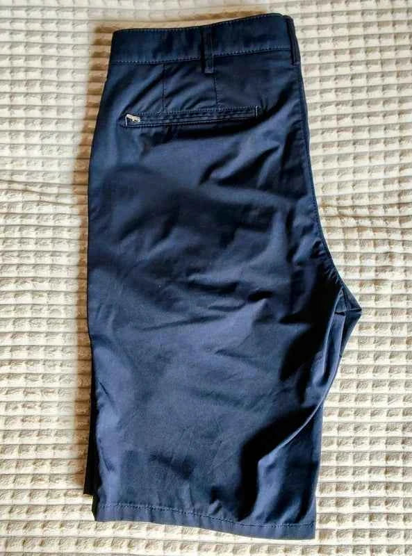 Nowe spodenki golfowe MEYER Golf granatowo/czarne 33/32