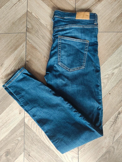 Monki Jeansy Damskie Niebieskie Rozmiar 32