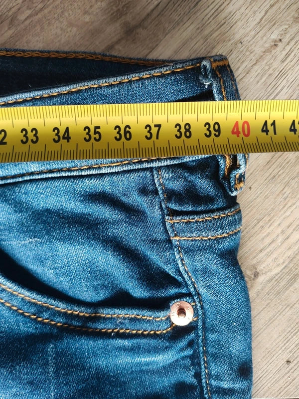 Monki Jeansy Damskie Niebieskie Rozmiar 32
