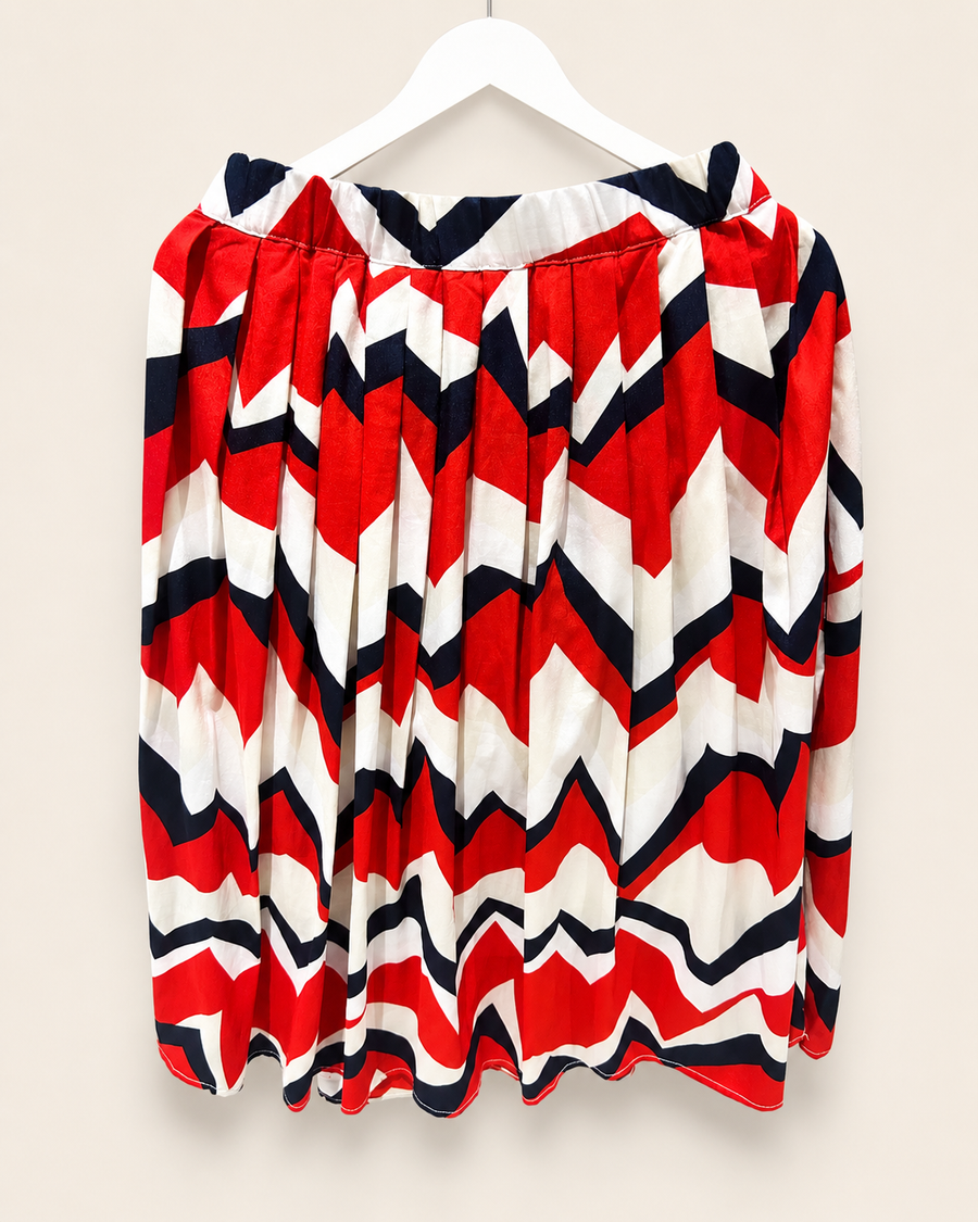 ANONYME Designers spódnica midi plisowana we wzory | 42
