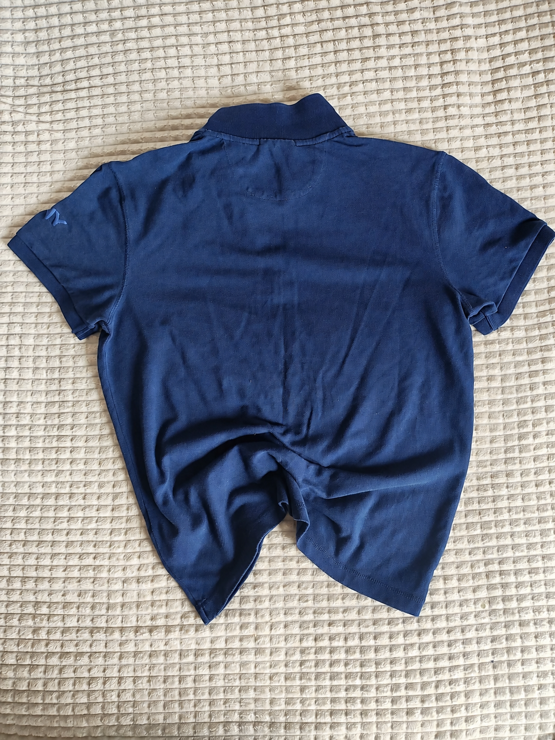 DKNY Donna Karan New York Granatowa Koszulka Polo Damska Rozmiar L