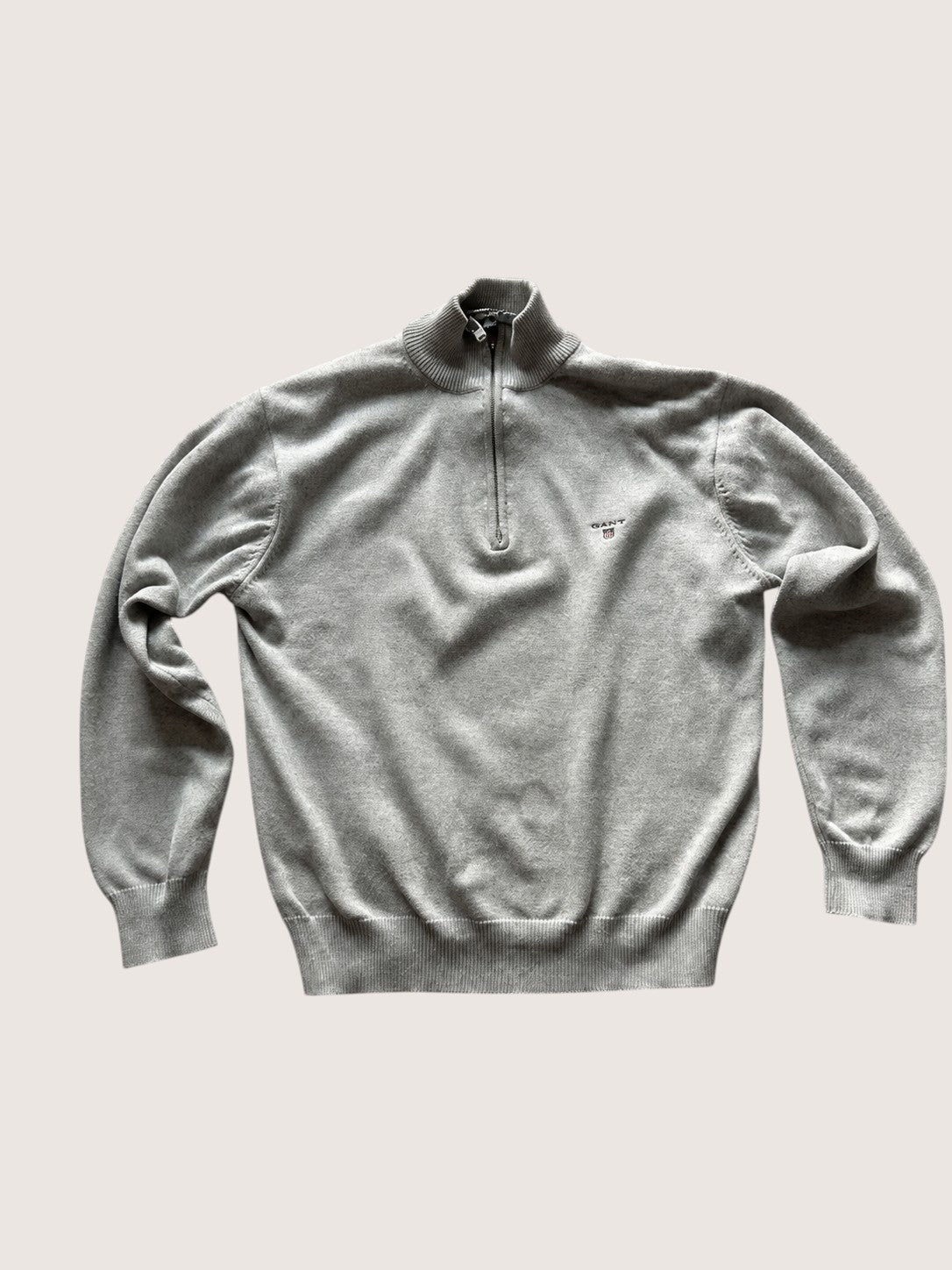 GANT Sweter Half Zip | 100% roz L