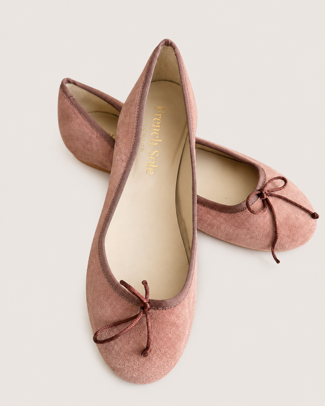 French Sole Lola baleriny damskie pudrowy róż r. 41