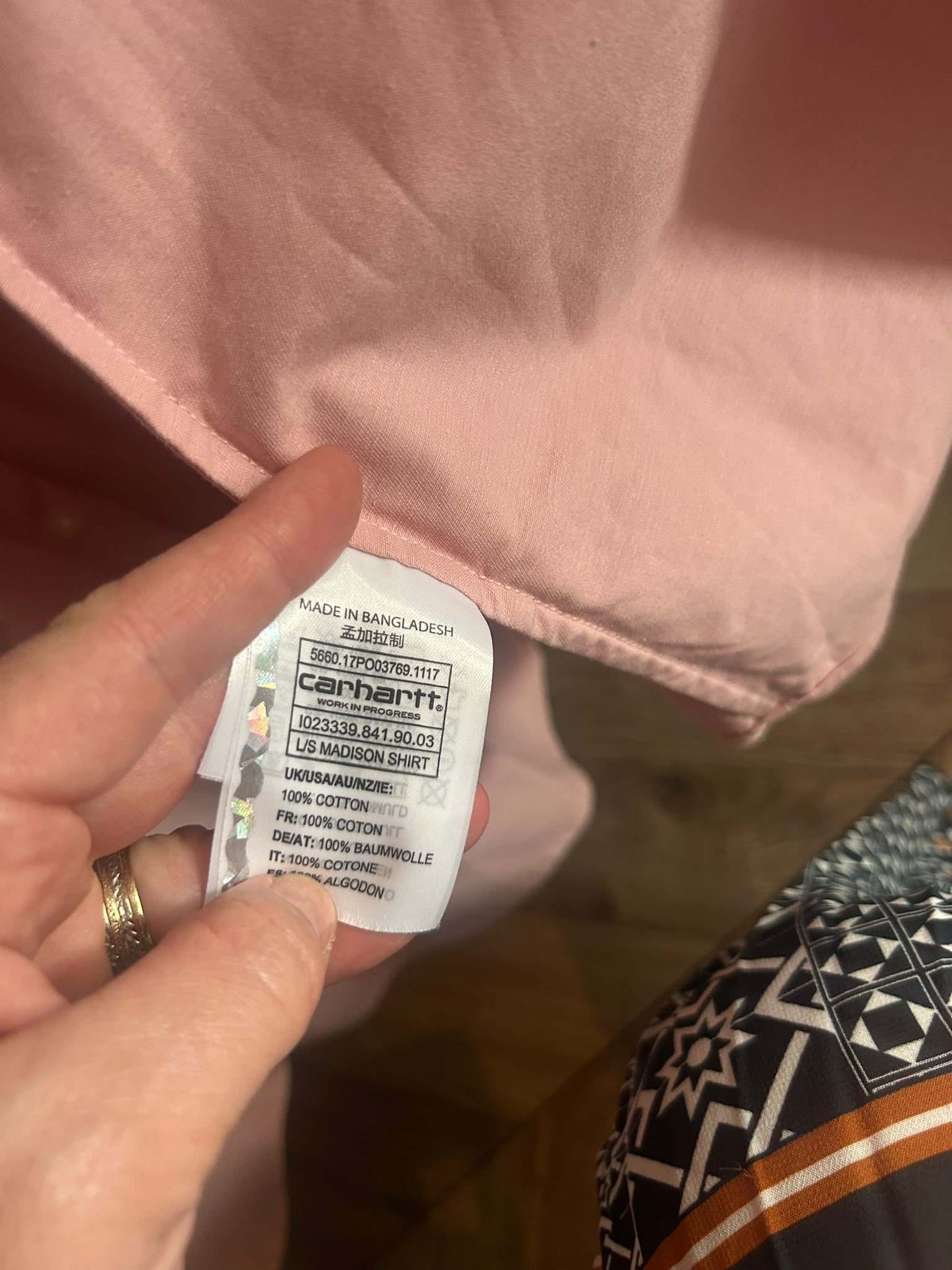 Koszula z długim rękawem Carhartt WIP M