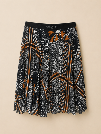 Desigual sukienka midi z printem | Rozm. 40 | Nowa bez metki