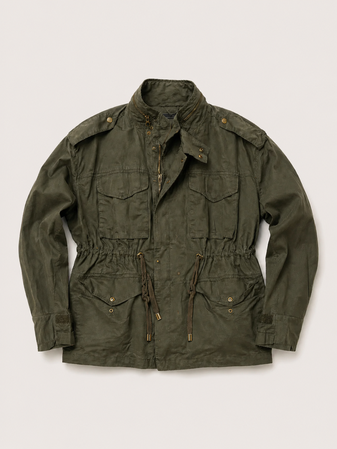 H&M Kurtka Utility Khaki | Parka Militarna | Rozmiar 40