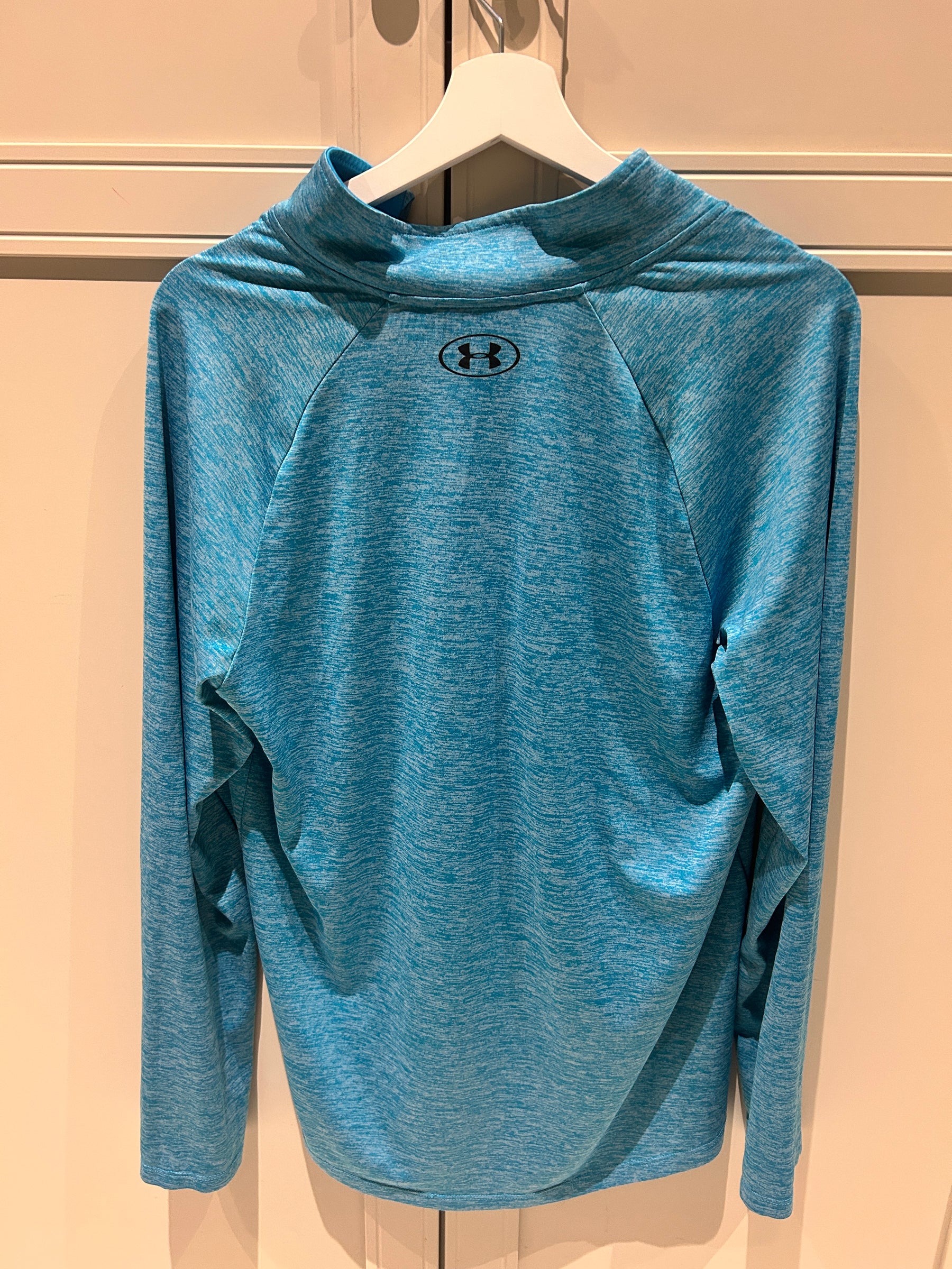 Under Armour damska bluza sportowa 1/4 zip turkusowa | M