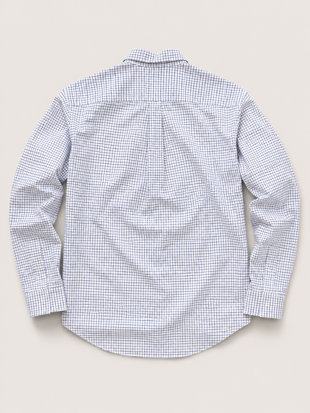 Ralph Lauren Classic Fit – Koszula Dziecięca w Granatową Kratkę | Biała