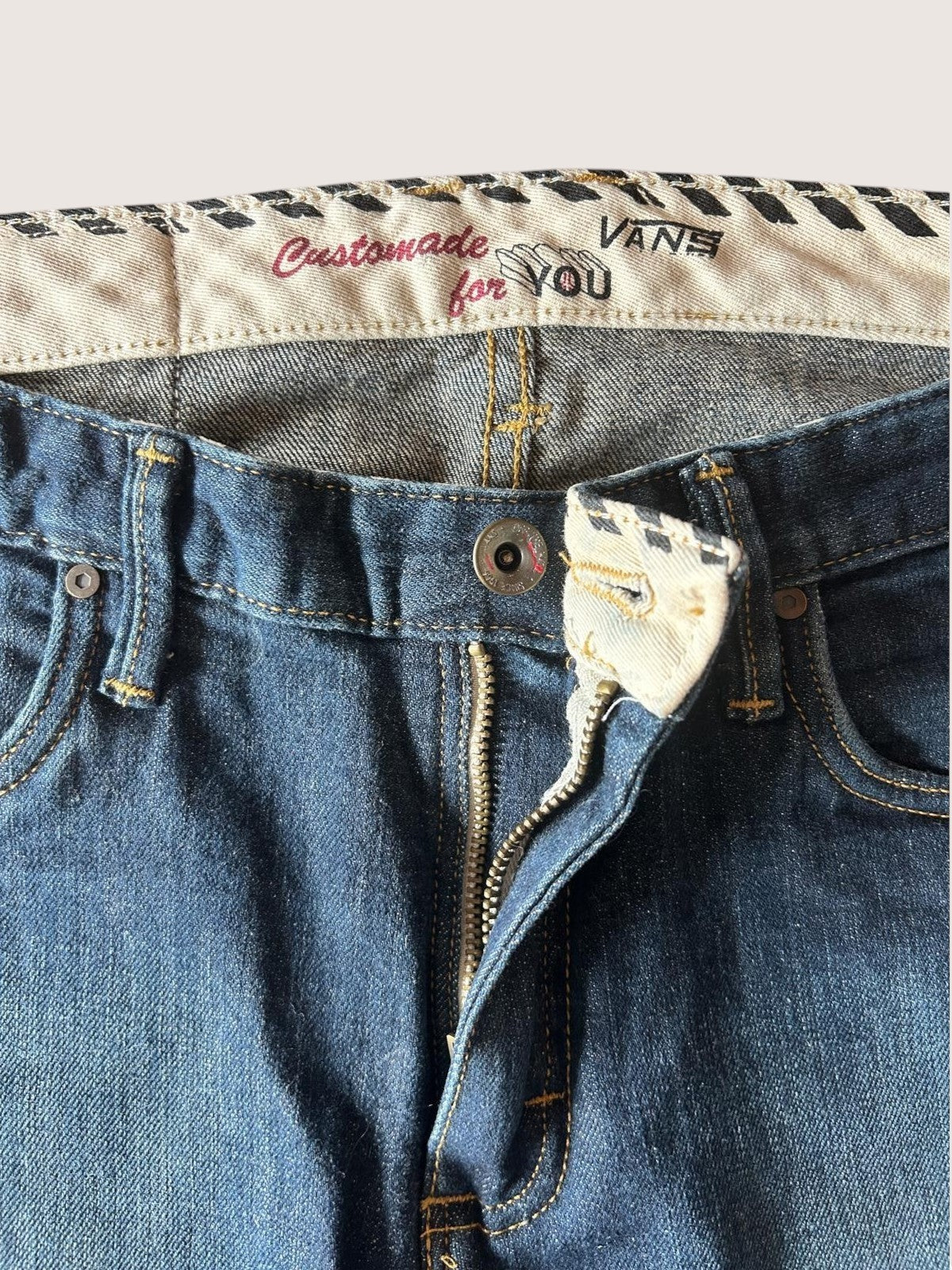 Jeansy damskie Vans granatowe 32/32
