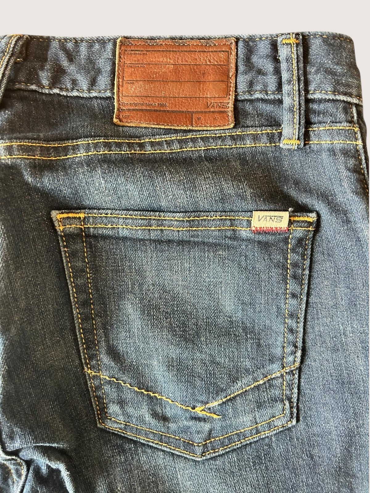 Jeansy damskie Vans granatowe 32/32