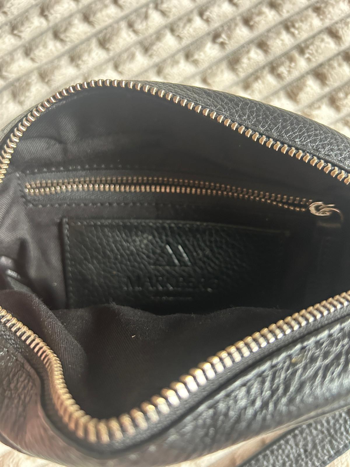 Markberg skórzana saszetka crossbody czarna