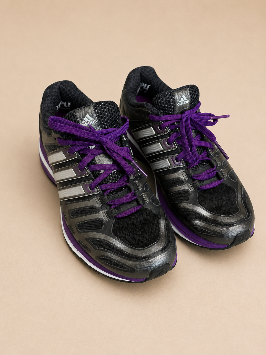 Adidas Womens( roz 38 2/3 )Sonic Boost Running Shoes - Dark Grey/Purple