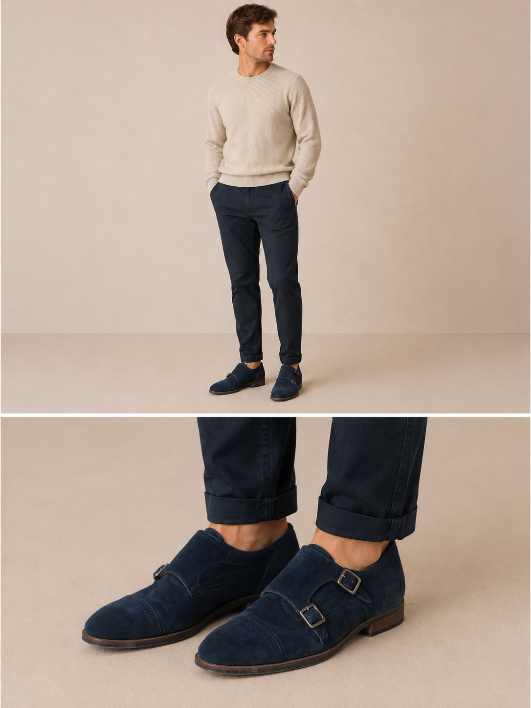 Buty męskie Kurt Geiger rozm.41 granatowe