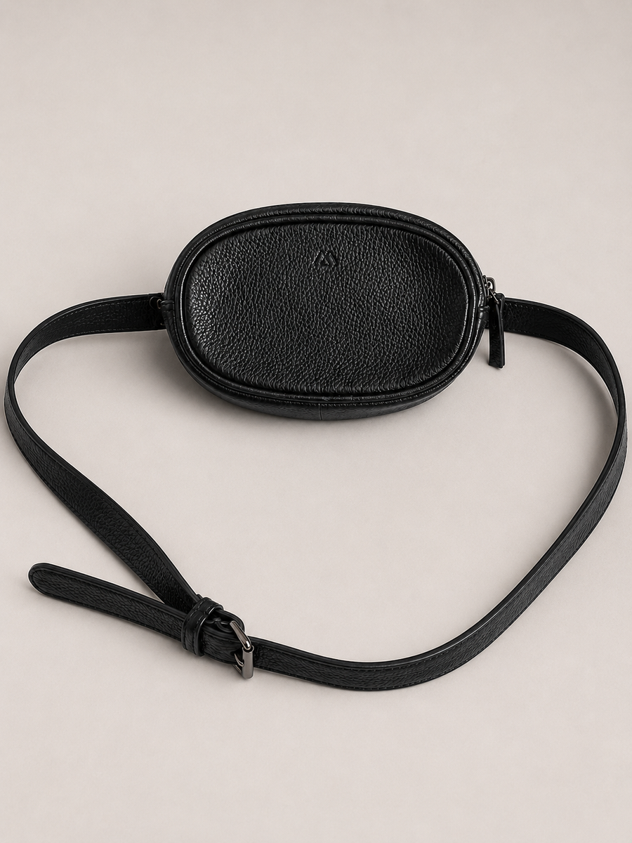 Markberg skórzana saszetka crossbody czarna