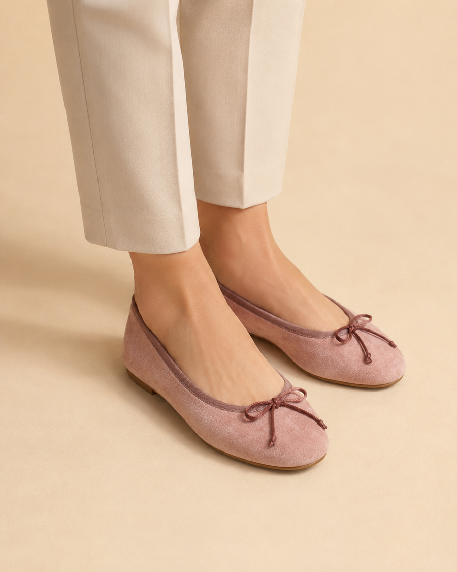 French Sole Lola baleriny damskie pudrowy róż r. 41