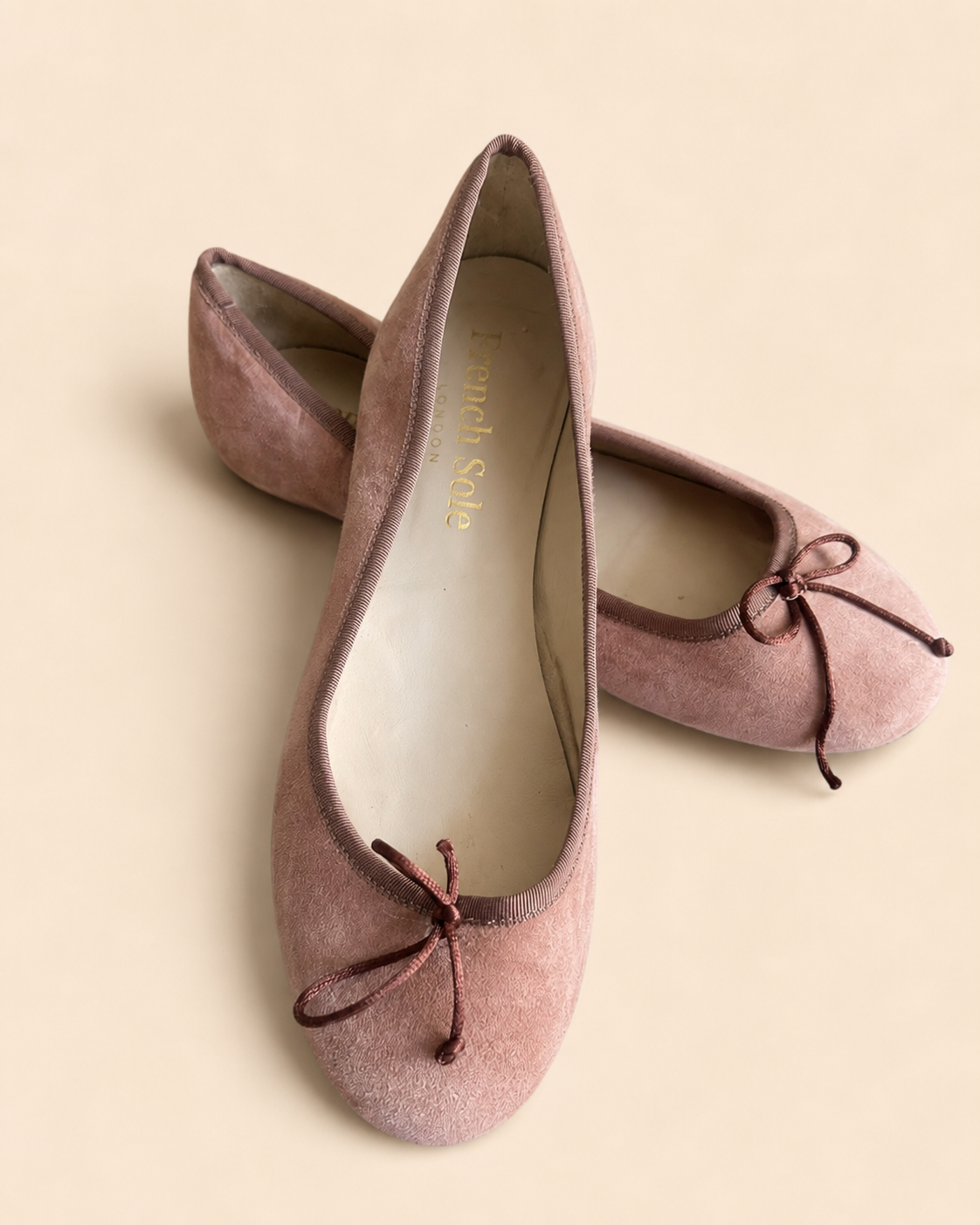 French Sole Lola baleriny damskie pudrowy róż r. 41