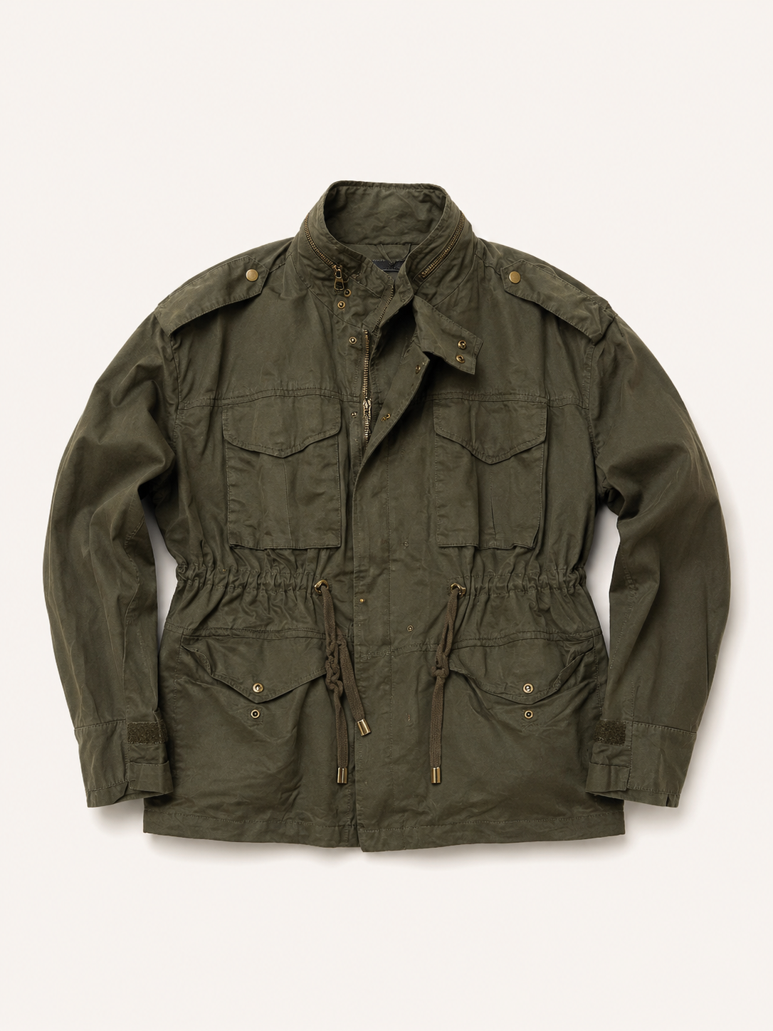 H&M Kurtka Utility Khaki | Parka Militarna | Rozmiar 40